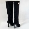 Čižmy Laura Biagiotti Black Micro (Veľkosť 38)