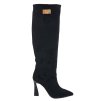 Čižmy Laura Biagiotti Black Micro (Veľkosť 38)