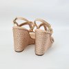 Sandále na klíne Laura Biagiotti KL Beige (Veľkosť 35)