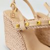 Sandále na klíne Laura Biagiotti KL Beige (Veľkosť 35)