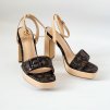 Sandále na platforme Laura Biagiotti Logato Brown (Veľkosť 37)