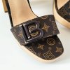 Sandále na platforme Laura Biagiotti Logato Brown (Veľkosť 37)