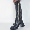 Čižmy Laura Biagiotti Calf PD Black (Veľkosť 38)