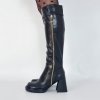 Čižmy Laura Biagiotti Calf PD Black (Veľkosť 38)