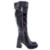 Čižmy Laura Biagiotti Calf PD Black (Veľkosť 38)