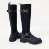 Čižmy Laura Biagiotti Matt Black (Veľkosť 38)
