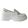 Bílé dámské mokasíny Gai Mattiolo