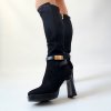 Čižmy Laura Biagiotti PT Micro Black (Veľkosť 38)
