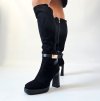 Čižmy Laura Biagiotti PT Micro Black (Veľkosť 38)