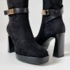 Čižmy Laura Biagiotti PT Micro Black (Veľkosť 38)