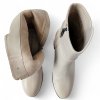 Krémové kotníkové kozačky Laura Biagiottii Calf Micro Mud