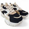 Chunky tenisky Laura Biagiotti Nubuk Black Gold