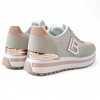 Tenisky na platformě Laura Biagiotti Nubuk Grey Pink