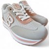 Tenisky na platformě Laura Biagiotti Nubuk Grey Pink