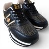 Tenisky na platformě Laura Biagiotti Calf Black Gold