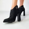 Členkové čižmy Laura Biagiotti Micro Black (Veľkosť 37)