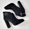Členkové čižmy Laura Biagiotti Micro Black (Veľkosť 37)