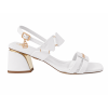 Bílé sandály Laura Biagiotti ZP Calf White