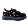 Černé tenisky Laura Biagiotti Micro Black