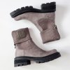 Členkové čižmy Laura Biagiotti Micro Grey Black (Veľkosť 37)