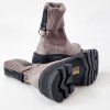 Členkové čižmy Laura Biagiotti Micro Grey Black (Veľkosť 37)
