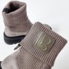Členkové čižmy Laura Biagiotti Micro Grey Black (Veľkosť 37)