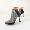 Členkové čižmy Laura Biagiotti Textile Black (Veľkosť 37)