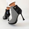 Členkové čižmy Laura Biagiotti Textile Black (Veľkosť 37)