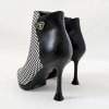 Členkové čižmy Laura Biagiotti Textile Black (Veľkosť 37)