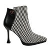 Členkové čižmy Laura Biagiotti Textile Black (Veľkosť 37)
