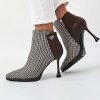 Členkové čižmy Laura Biagiotti Textile Brown (Veľkosť 37)