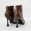 Členkové čižmy Laura Biagiotti Textile Brown (Veľkosť 37)