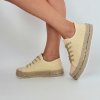 Espadrilky Laura Biagiotti Glitter Cream (Veľkosť 35)