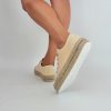 Espadrilky Laura Biagiotti Glitter Cream (Veľkosť 35)