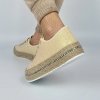 Espadrilky Laura Biagiotti Glitter Cream (Veľkosť 35)