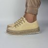 Espadrilky Laura Biagiotti Glitter Cream (Veľkosť 35)