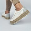 Espadrilky Laura Biagiotti Textile White (Veľkosť 35)