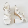 Biele sandále Laura Biagiotti PR Calf (Veľkosť 35)