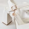 Biele sandále Laura Biagiotti PR Calf (Veľkosť 35)