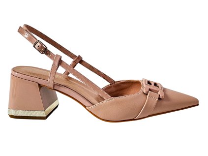 Telové slingback lodičky Laura Biagiotti HO Calf Nude