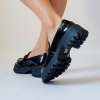 Mokasíny Laura Biagiotti Patent Black