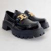 Mokasíny Laura Biagiotti Patent Black