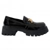 Mokasíny Laura Biagiotti Patent Black