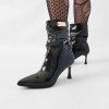 Členkové čižmy Laura Biagiotti WK Patent Black