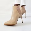 Členkové čižmy Laura Biagiotti WK Kid Walnut