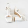 Biele sandále Laura Biagiotti RV Calf