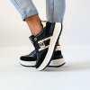 Tenisky Laura Biagiotti W Nubuk Black
