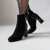 Členkové čižmy Laura Biagiotti Micro Calf Black