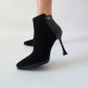 Členkové čižmy Laura Biagiotti Patent Micro Black