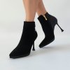 Členkové čižmy Laura Biagiotti Patent Micro Black